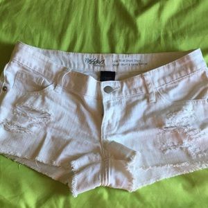 White short shorts